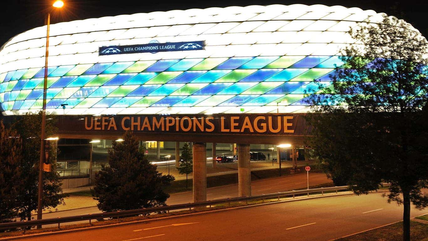 Finale 2022: Die Allianz Arena in München.