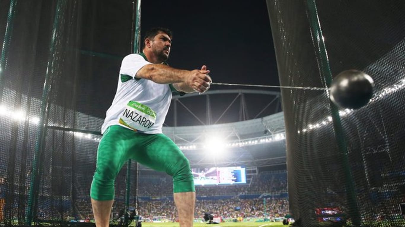 Wurde wegen einer positiven Dopingprobe gesperrt und kann nicht bei der WM antreten: Der tadschikische Hammerwerfer Dilschod Nasarow.