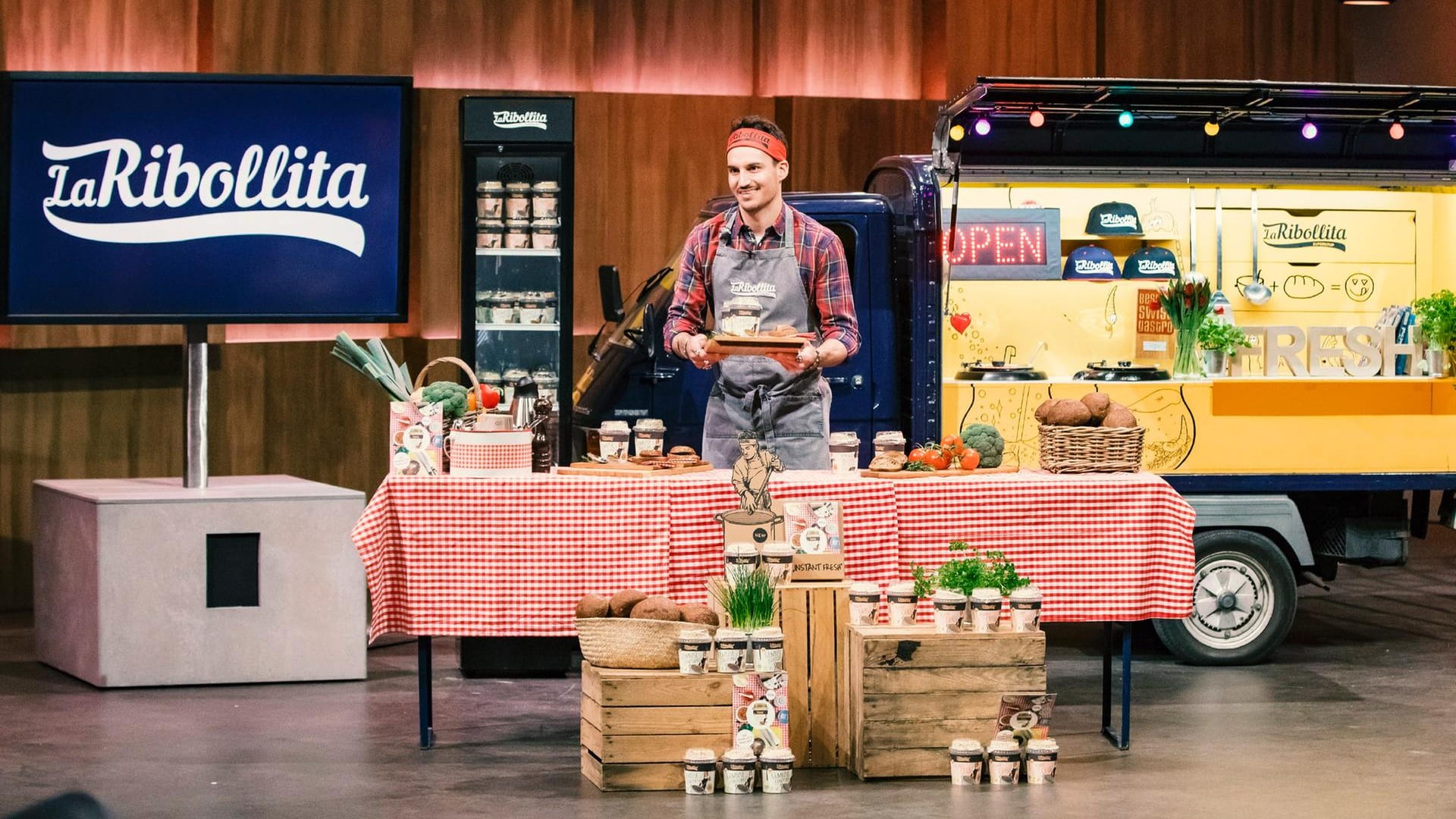 LaRibollita: Fabian Zbinden hat die "gesündeste Instant-Suppe der Welt" vorgestellt.