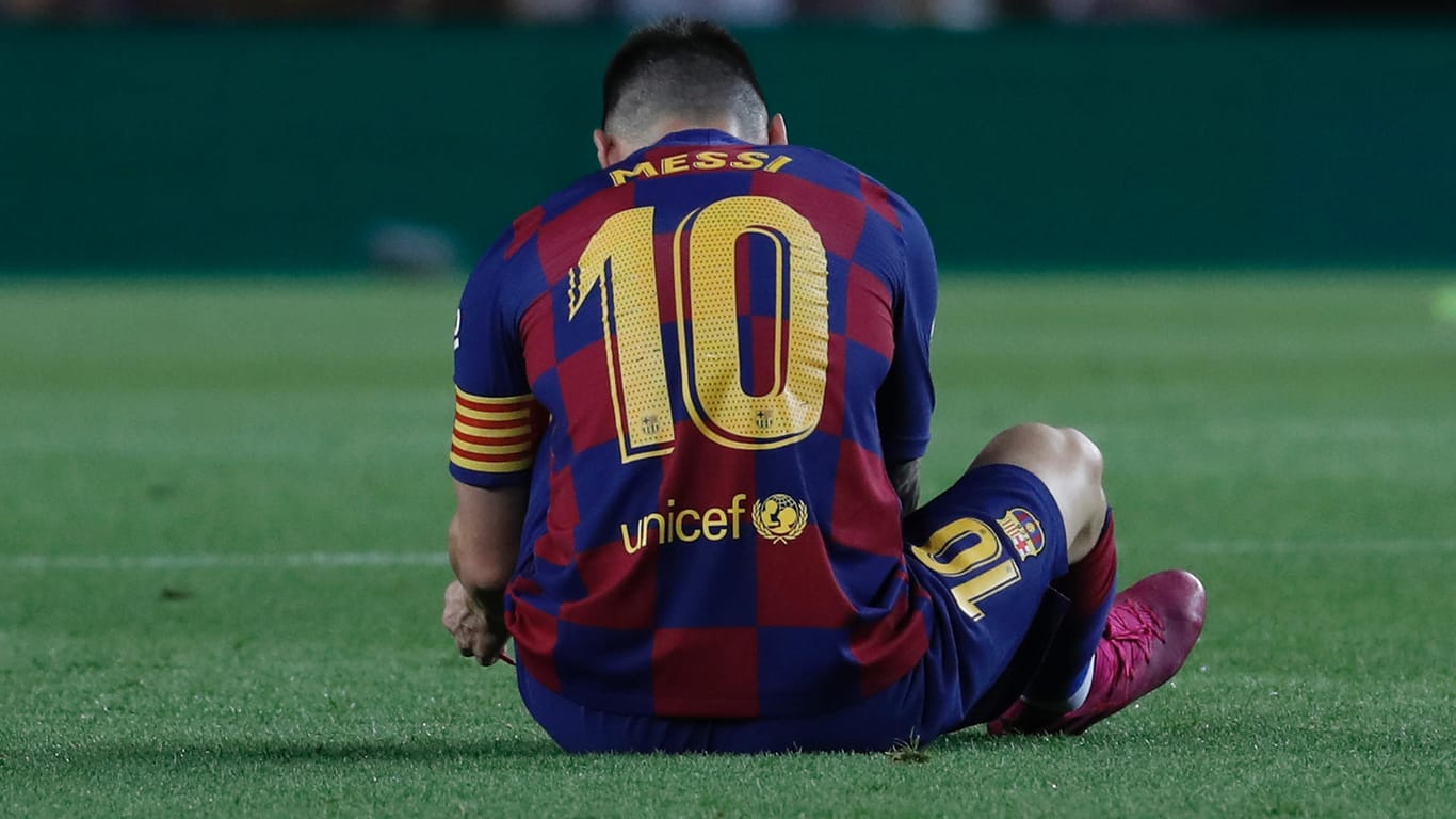 Lionel Messi: Barcelonas Superstar musste ausgewechselt werden.