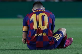 Lionel Messi: Barcelonas Superstar musste ausgewechselt werden.