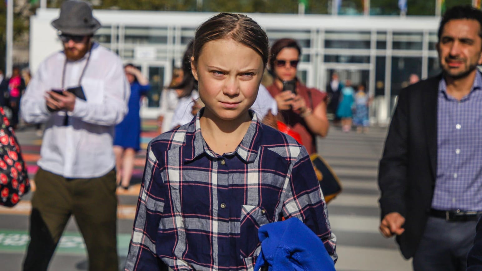 Greta Thunberg in New York: Die Klimaaktivistin ist mit dem Alternativen Nobelpreis geehrt worden.