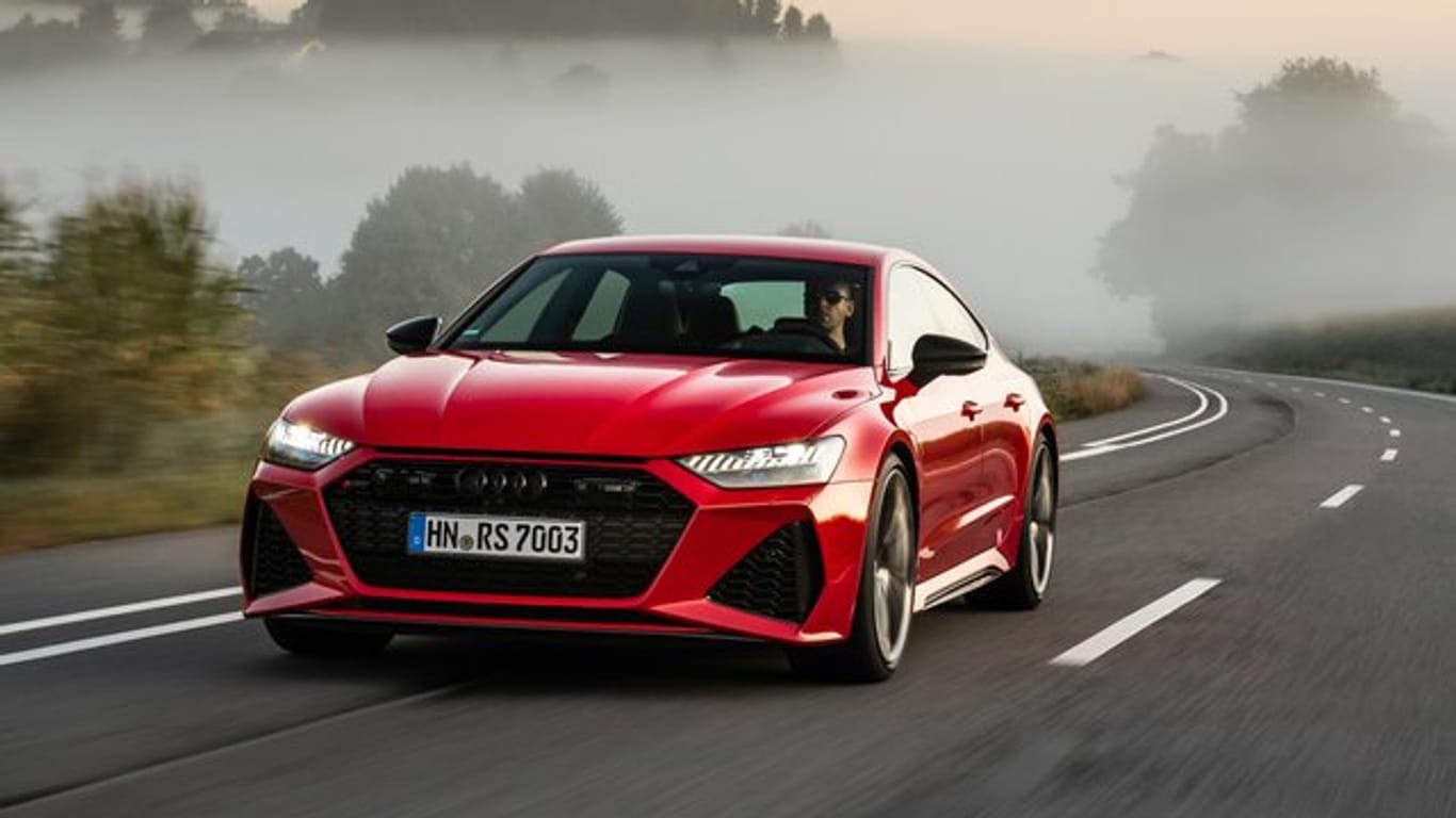 Der Audi RS7 Sportback kann mit zusätzlichen Dynamikpaketen bis zu 305 km/h schnell werden.