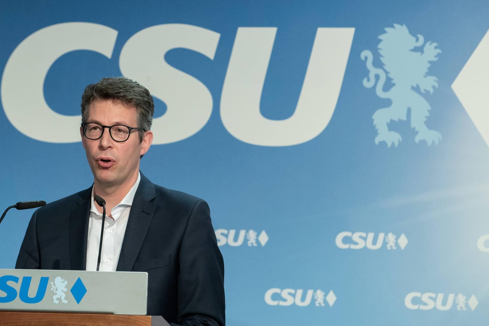 CSU Generalsekretär Markus Blume: Der Politiker kritisiert die "Extrempositionen" der Grünen.