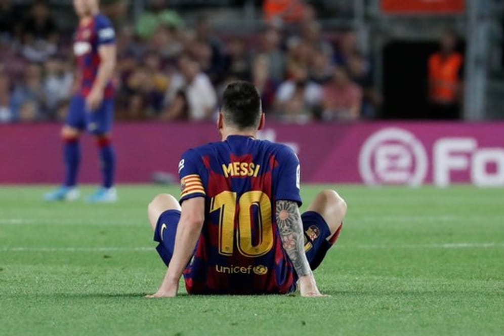 Hat sich im Spiel gegen den FC Villarreal eine Adduktorenzerrung zugezogen: Barcelonas Lionel Messi.