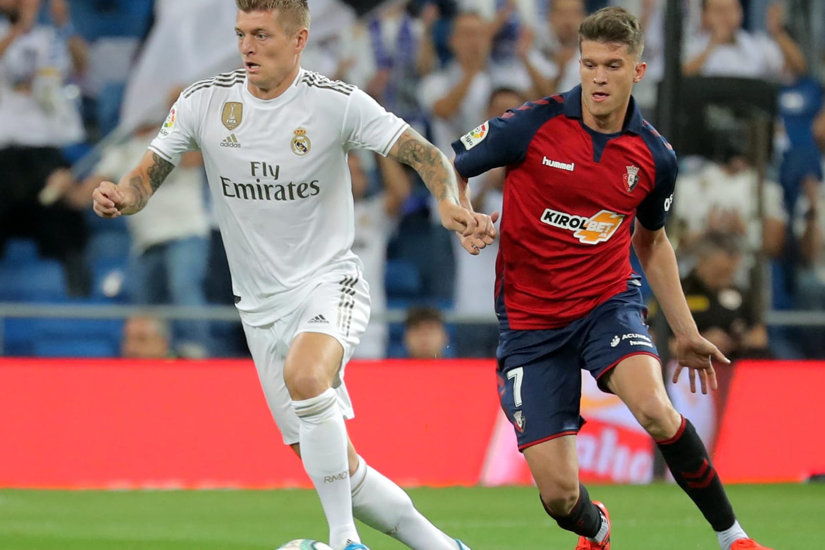Maßgeblich am Sieg beteiligt: Toni Kroos am Ball gegen Osasuna.