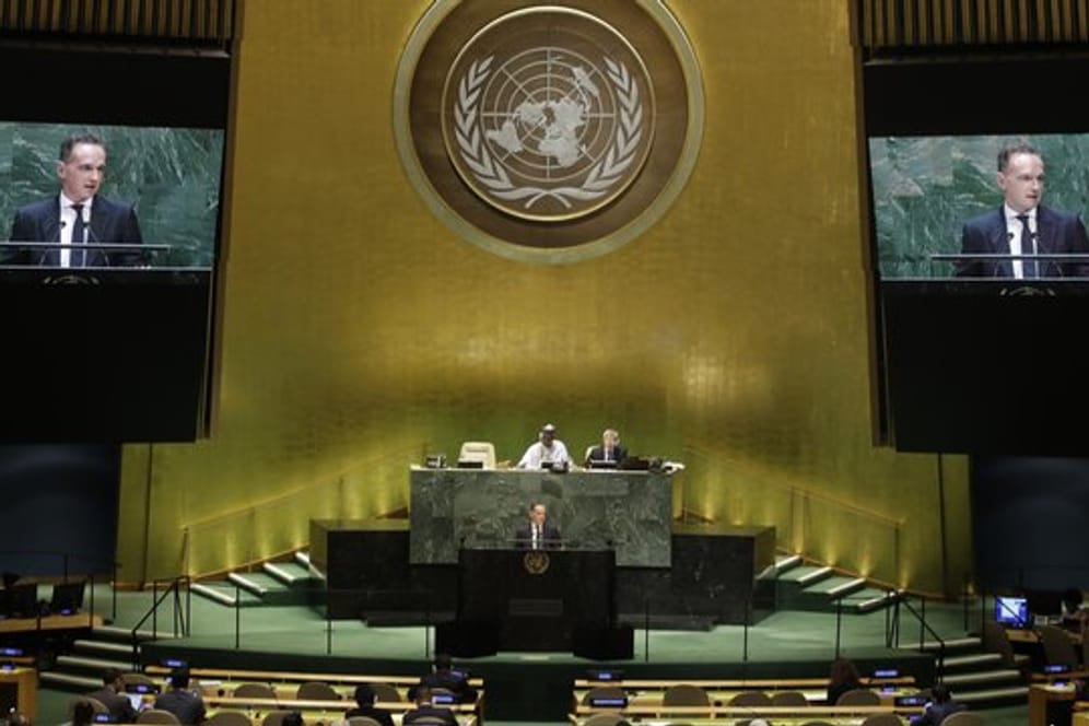 Außenminister Heiko Maas spricht vor der UN-Vollversammlung in New York: "Zusammenarbeit ist alles andere als Verrat am eigenen Land.