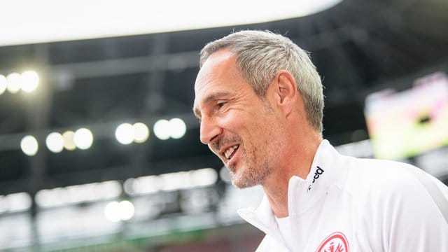 SGE-Trainer Adi Hütter: Der Coach freut sich auf das Frankfurter Gastspiel bei Union Berlin.