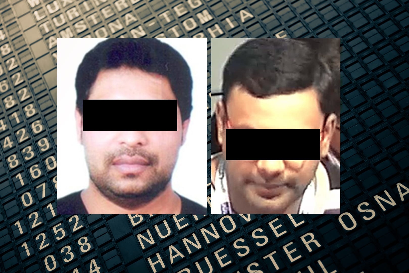 Ashraf M. (l.) und Mobeen I.: Mit einer Bande sollen sie ein Umsatzsteuerkarussel betrieben haben, das sich auf Emissionsrechte spezialisiert hatte.