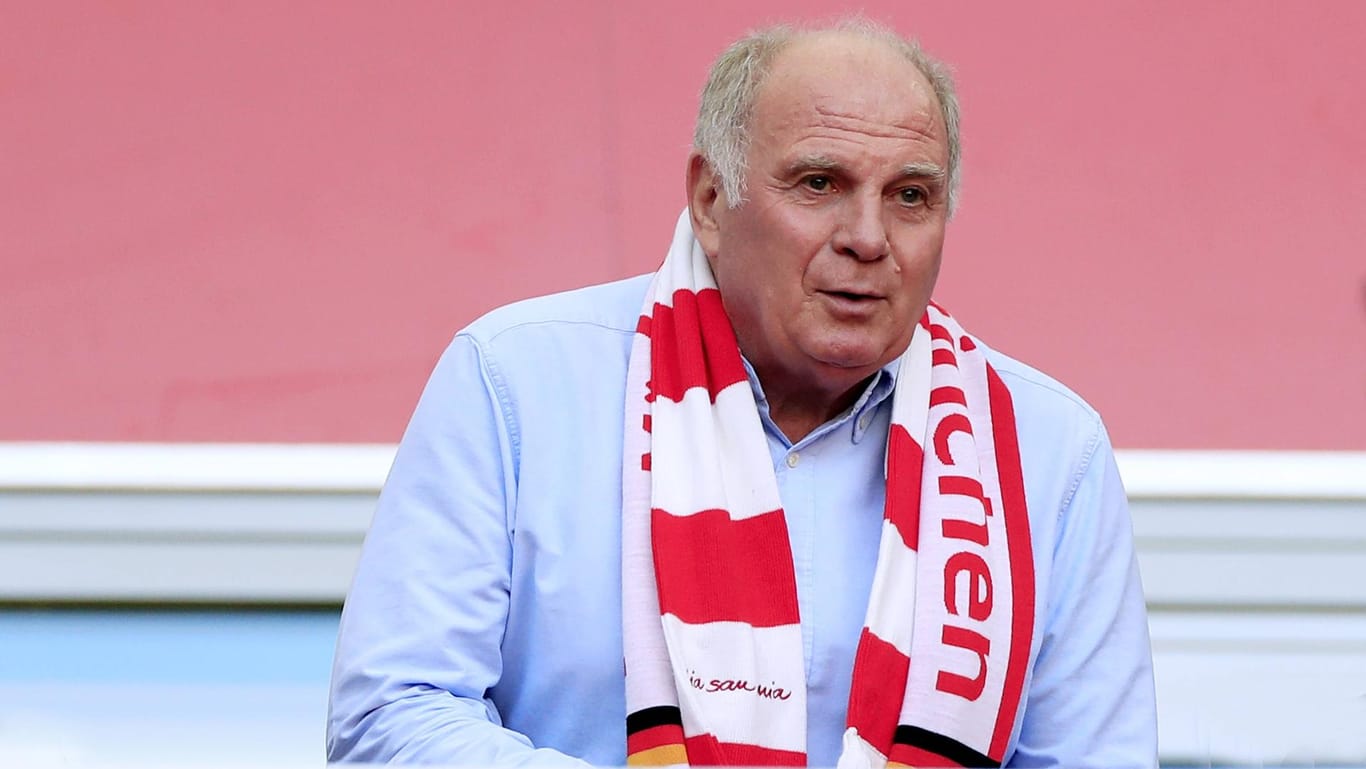 Uli Hoeneß: Der Noch-Präsident des FC Bayern hält weiter einen Sané-Wechsel für möglich.