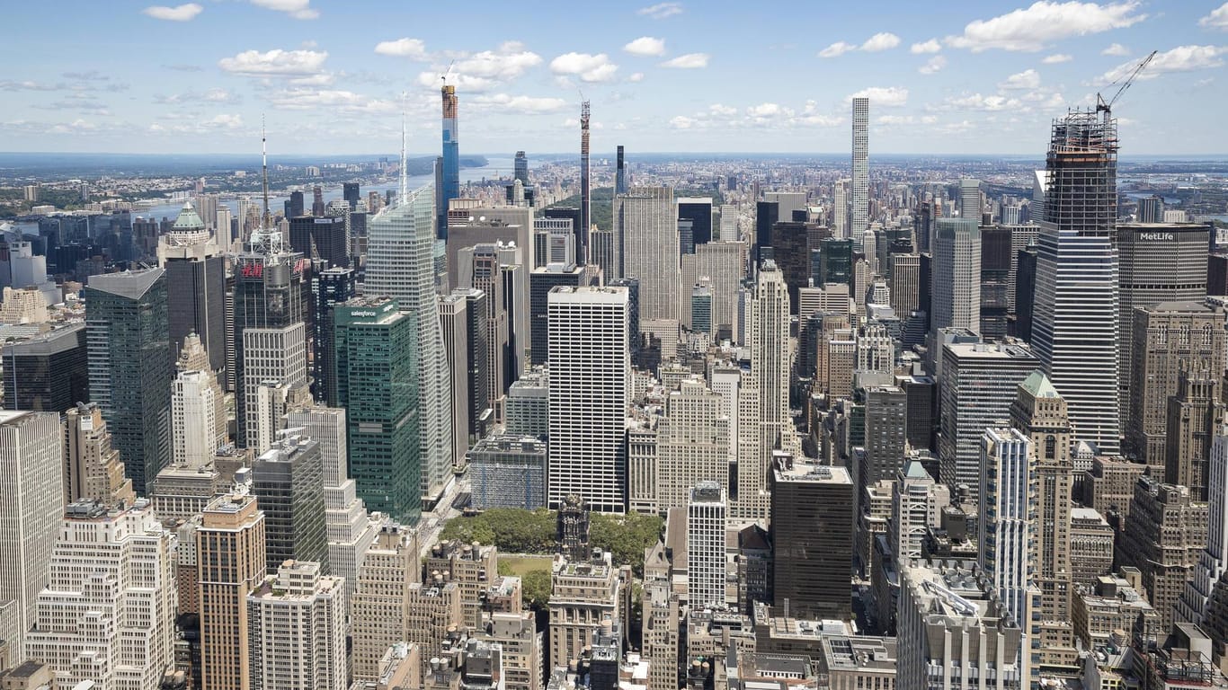 Manhattan ist voll, laut und eng: Der CO2-Abdruck eines New Yorkers ist aber geringer als der eines durchschnittlichen US-Amerikaners.