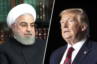 Hassan Ruhani und Donald Trump: Der US-Präsident widerspricht seinem iranischen Amtskollegen.