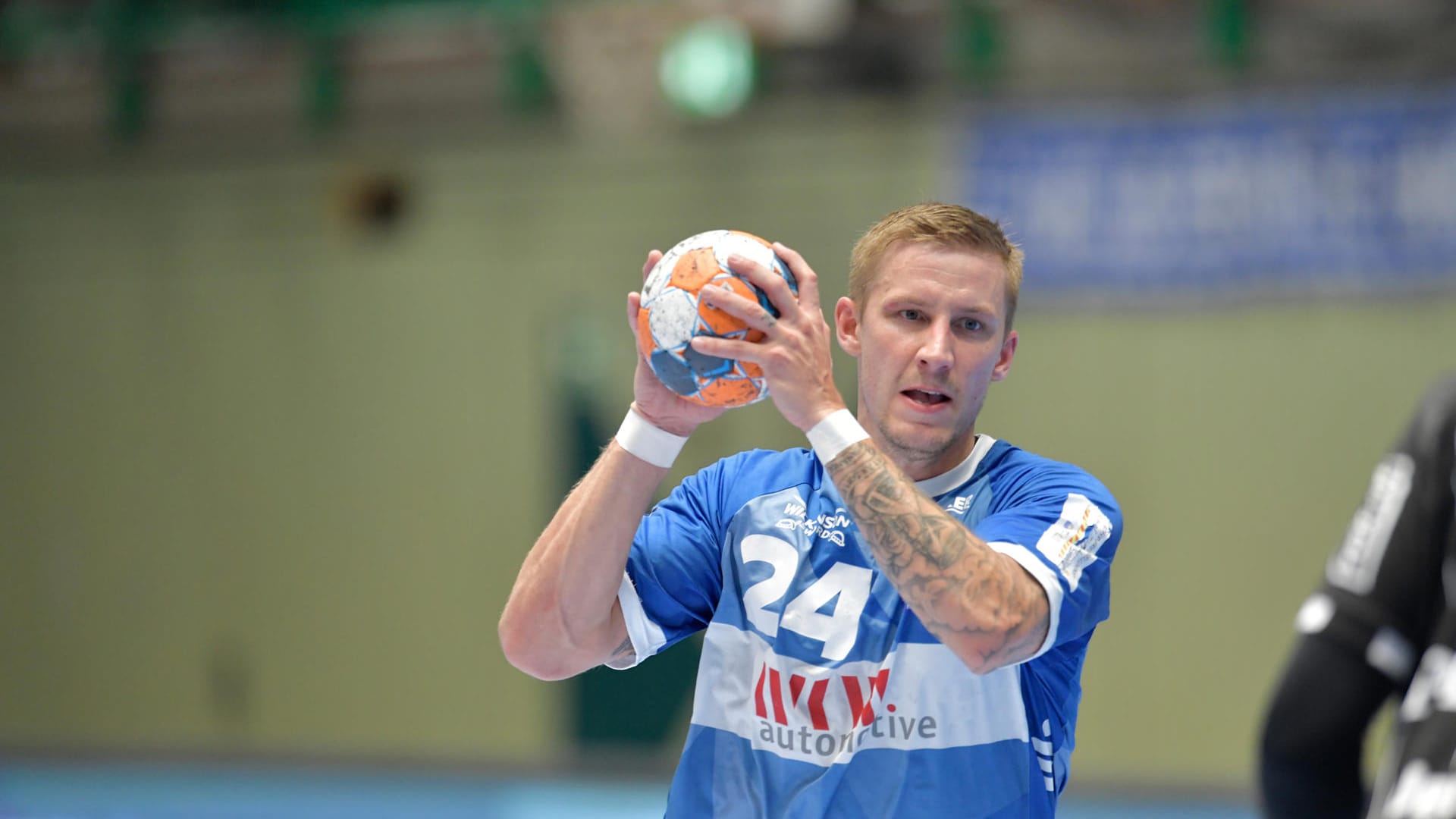 Linus Arnesson beim Spiel gegen den THW Kiel im September: Der Spieler ist vorerst krank.