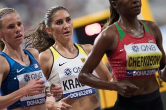 Gesa Felicitas Krause: Die Deutsche erreicht das Finale über 3000m Hindernis bei der Leichtathletik-WM in Katar.
