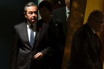 Der chinesische Außenminister Wang Yi bei der UN-Vollversammlung: China hat den USA mit Vergeltung im Handelsstreit gedroht.