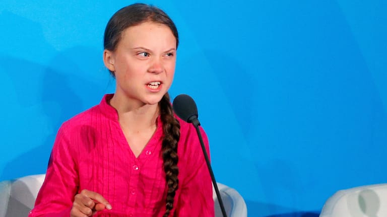 Klimaaktivistin Greta Thunberg kritisiert vor den Vereinten Nationen die globale Klimaschutzpolitik.