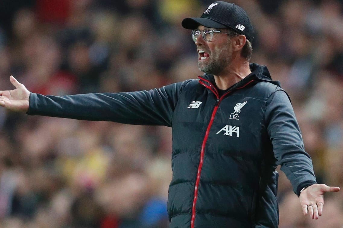 Jürgen Klopp am Rande des Pokalspiels bei den MK Dons: Der Trainer und sein FC Liverpool könnten vom englischen Ligaverband bestraft werden.