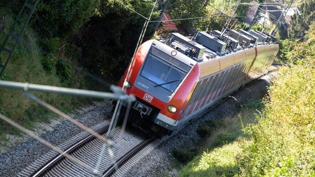 Eine S-Bahn fährt in München über die Gleise: An der Station Donnersbergerbrücke kam ein Zug gerade noch rechtzeitig zum Stehen. (Symbolfoto) Eine S-Bahn fährt in München über die Gleise: An der Station Donnersbergerbrücke kam ein Zug gerade noch rechtzeitig zum Stehen. (Symbolfoto)