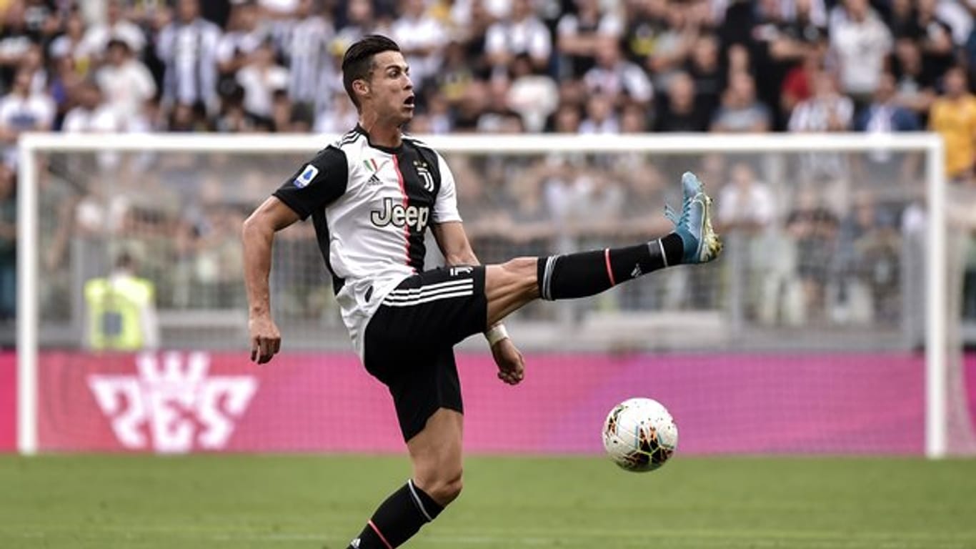 Turins Cristiano Ronaldo erzielte gegen AC Spal Ferrara das 2:0.