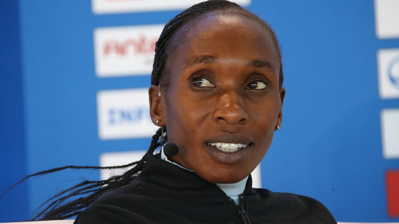 Die Kenianerin Gladys Cherono hofft auf ihren dritten Sieg beim Berlin-Marathon.