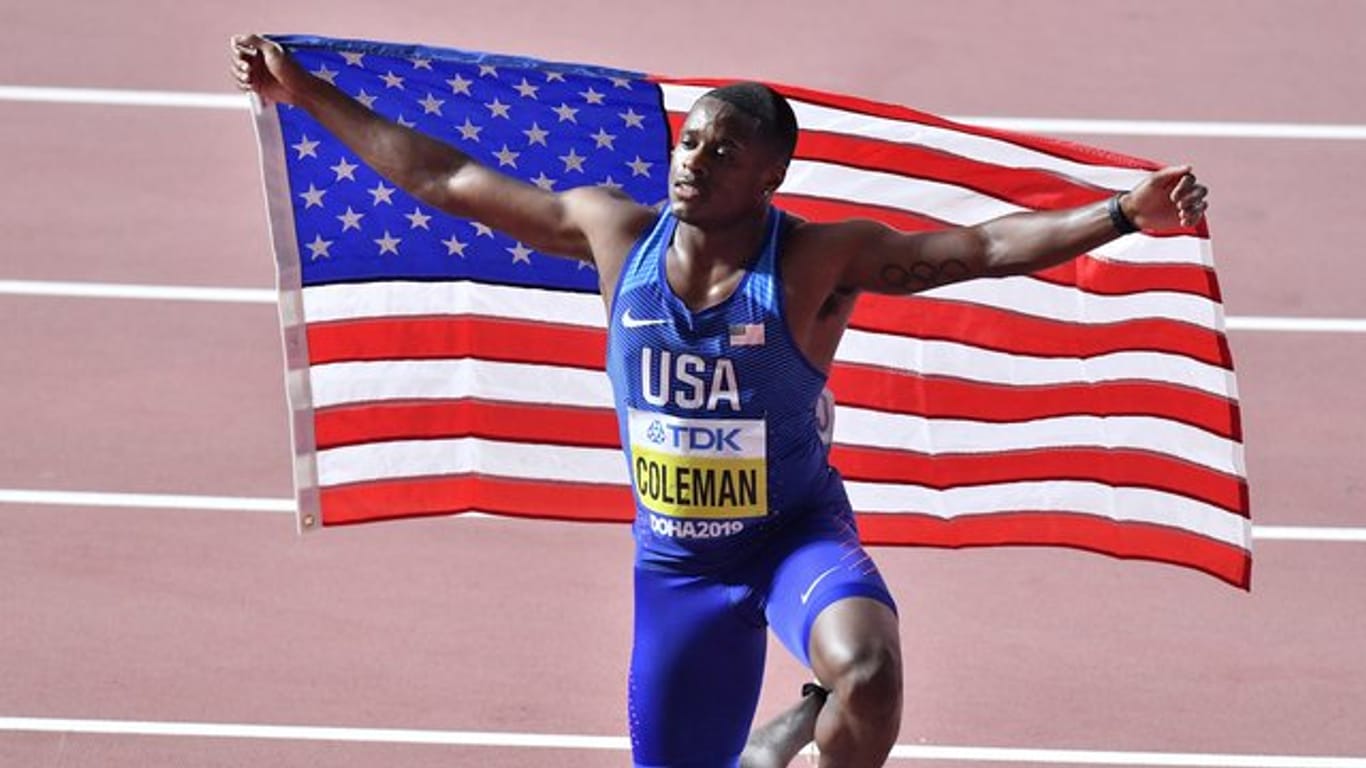 Der schnellste Mann der Welt: US-Sprinter Christian Coleman.