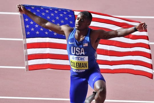 Der schnellste Mann der Welt: US-Sprinter Christian Coleman.