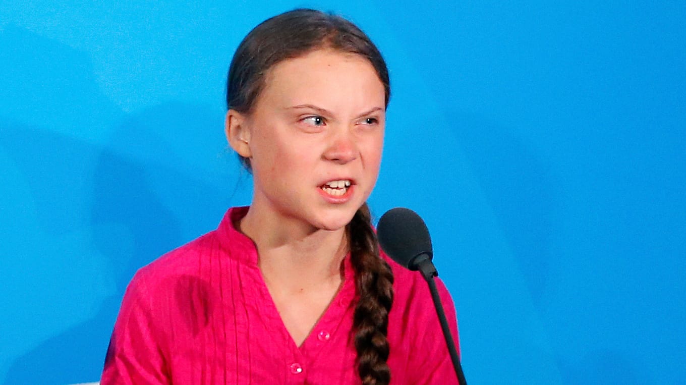 Greta Thunberg bei ihrer Rede beim UN-Klimagipfel: Von einer Death-Metal-Version ihrer Ansprache ist die 16-Jährige begeistert.