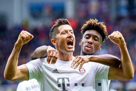 Traf zum zehnten Mal in dieser Bundesligasaison: Bayerns Stürmerstar Robert Lewandowski.