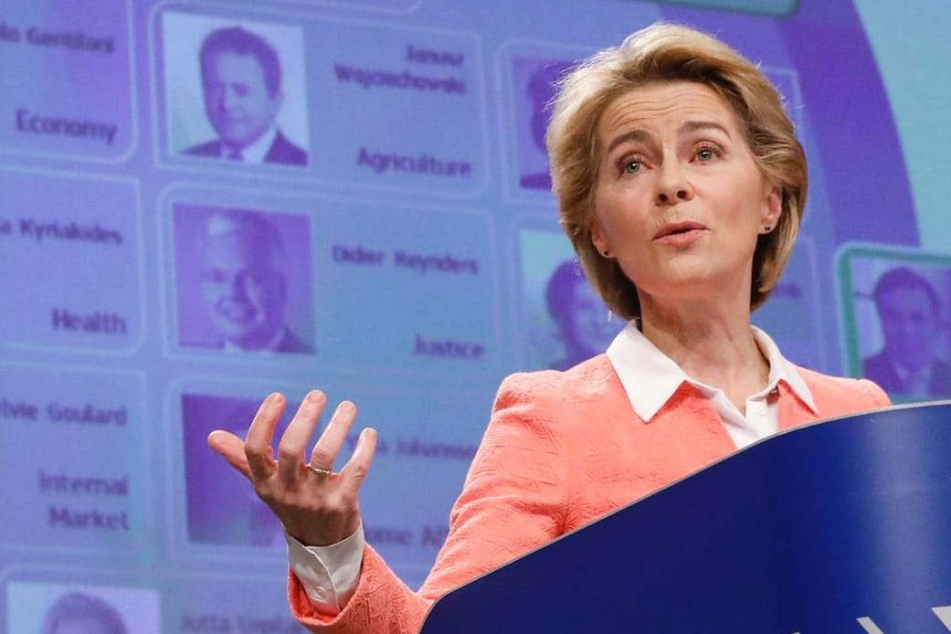 EU-Kommissionspräsidentin Ursula von der Leyen: Ihr Team aus Kommissaren muss vor dem Europaparlament bestehen.