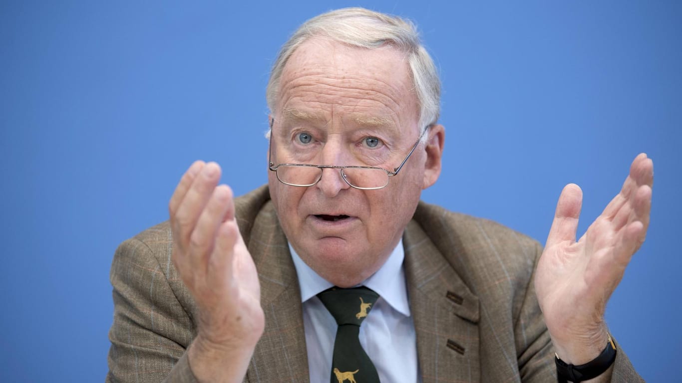 Alexander Gauland: Der Parteivorsitzende der AfD hat die Kritik an der Klimapolitik zum Hauptthema der Partei erklärt.