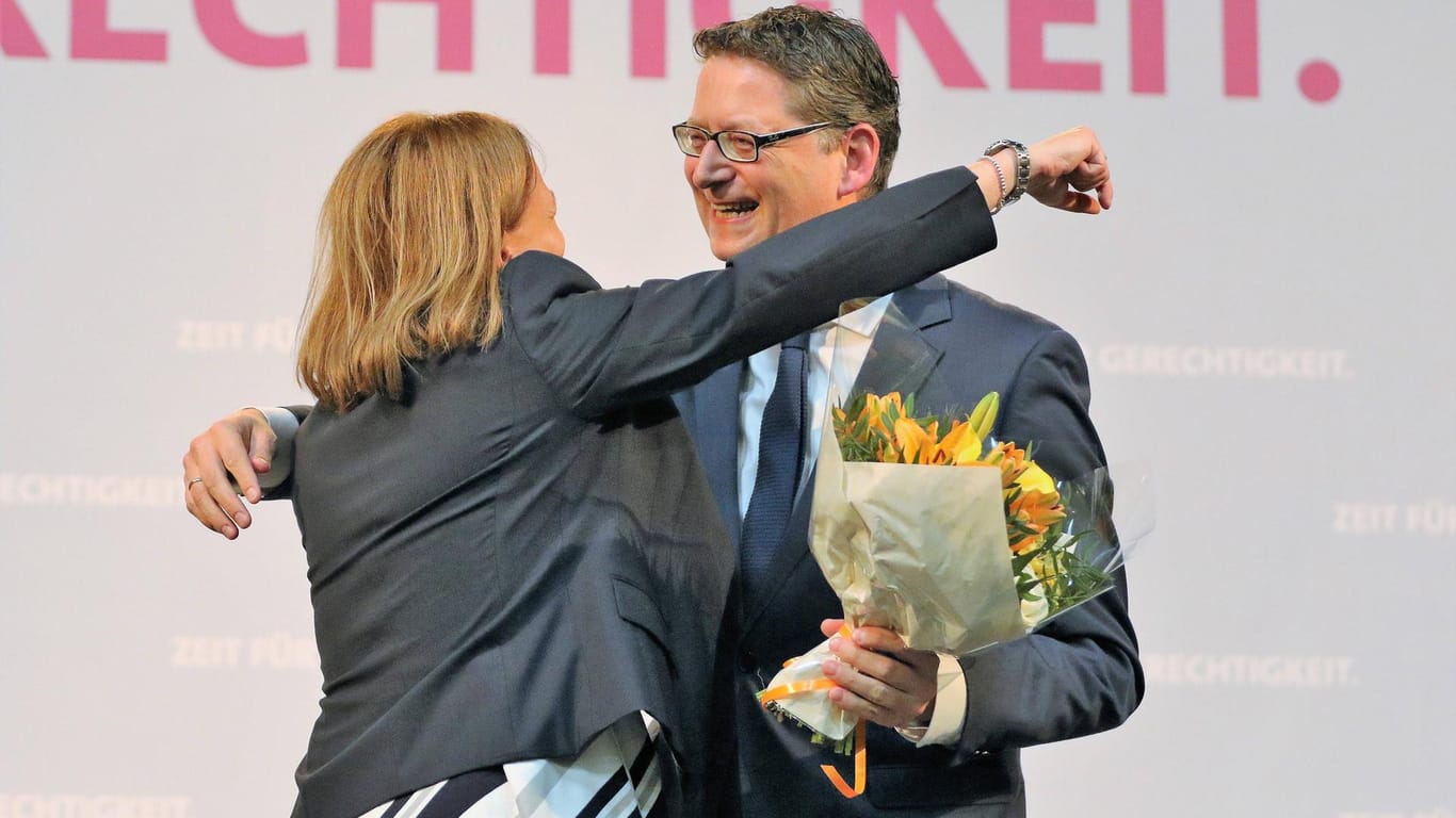 Thorsten Schäfer-Gümbel nach seiner Niederlage bei der Landtagswahl in Hessen im Jahr 2018.