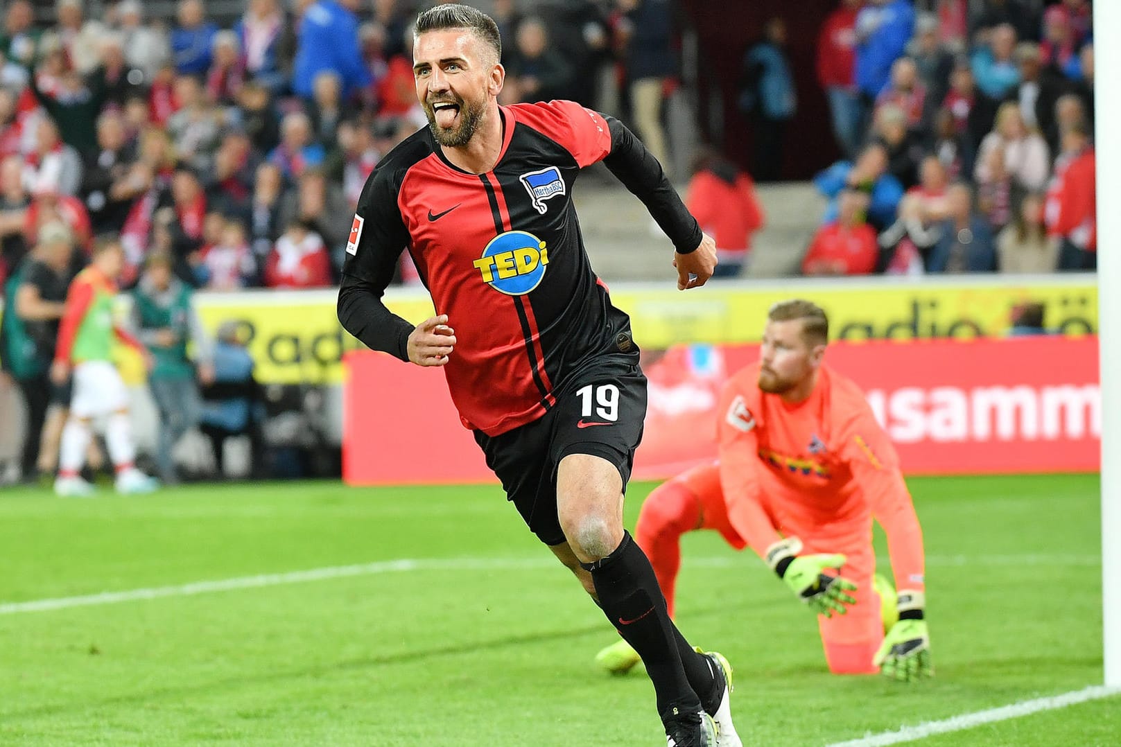 Hertha-Torjäger: Vedad Ibisevic traf gegen den FC doppelt.