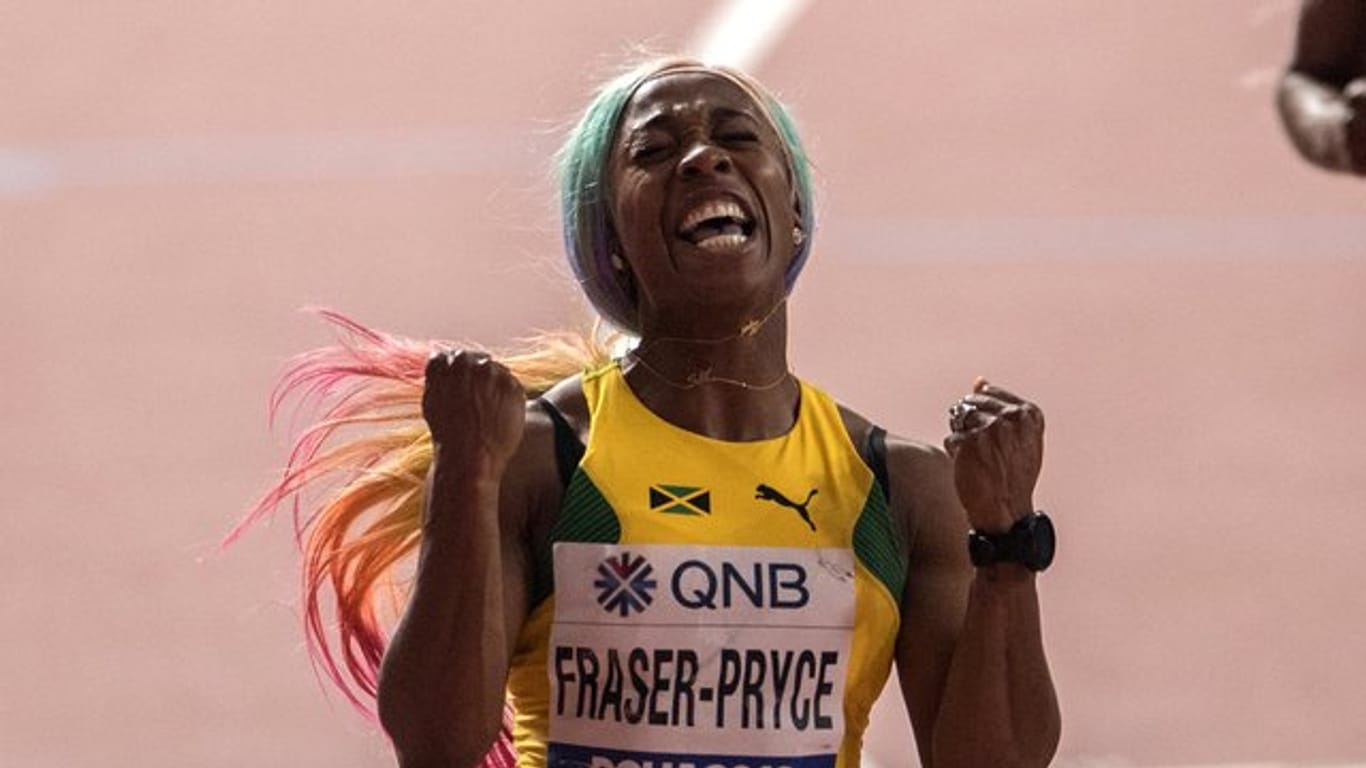 Hat im Sprint über 100 Meter gesiegt: Shelly-Ann Fraser Pryce aus Jamaica.