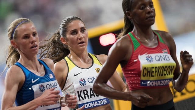 Ist guten Mutes für das Finale über 3000 Meter Hindernis: Gesa Felicitas Krause (M). Ist guten Mutes für das Finale über 3000 Meter Hindernis: Gesa Felicitas Krause (M).