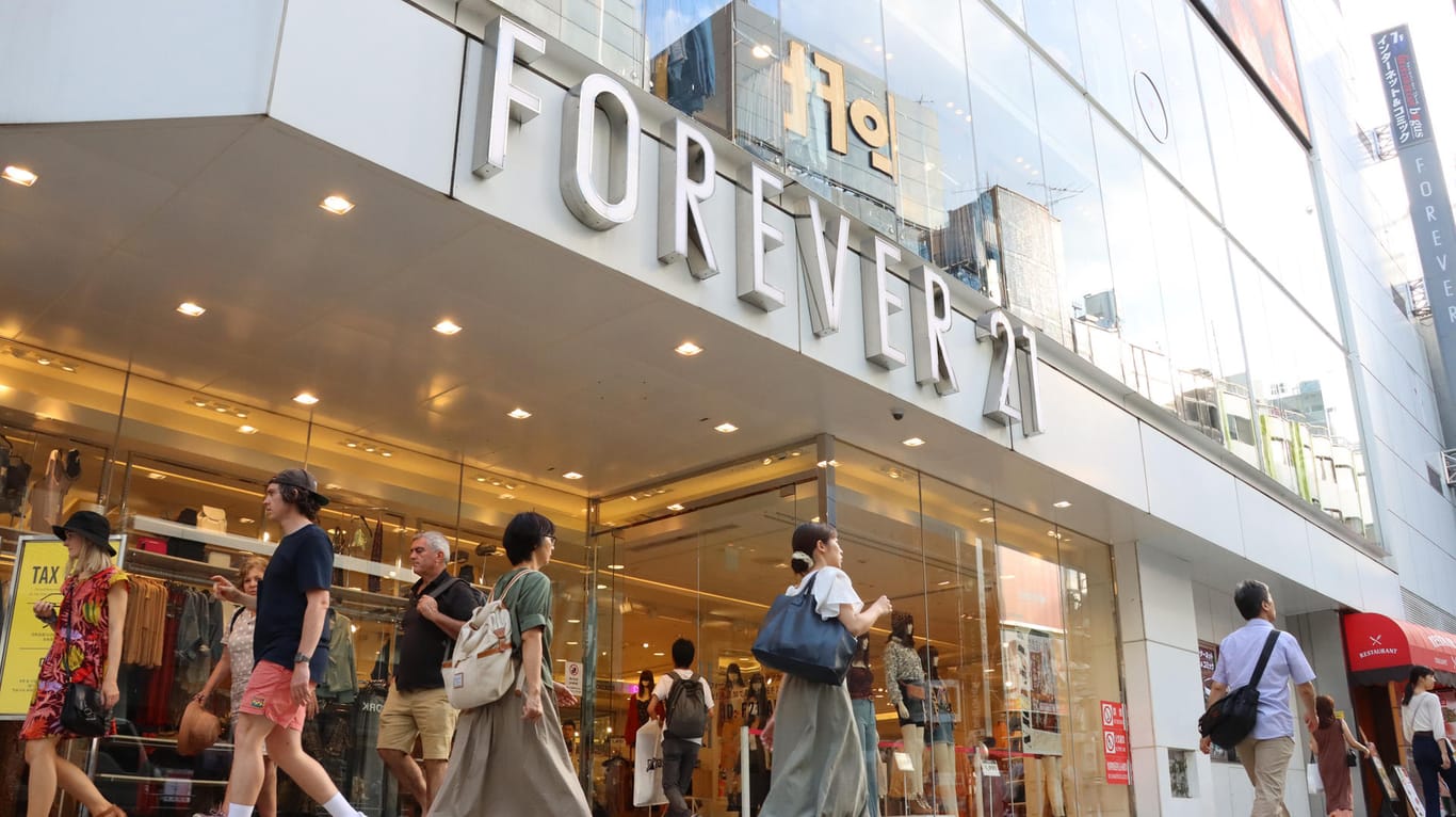 Japanische Filiale von Forever 21: Die Modekette ist 1984 in Kalifornien gegründet worden.