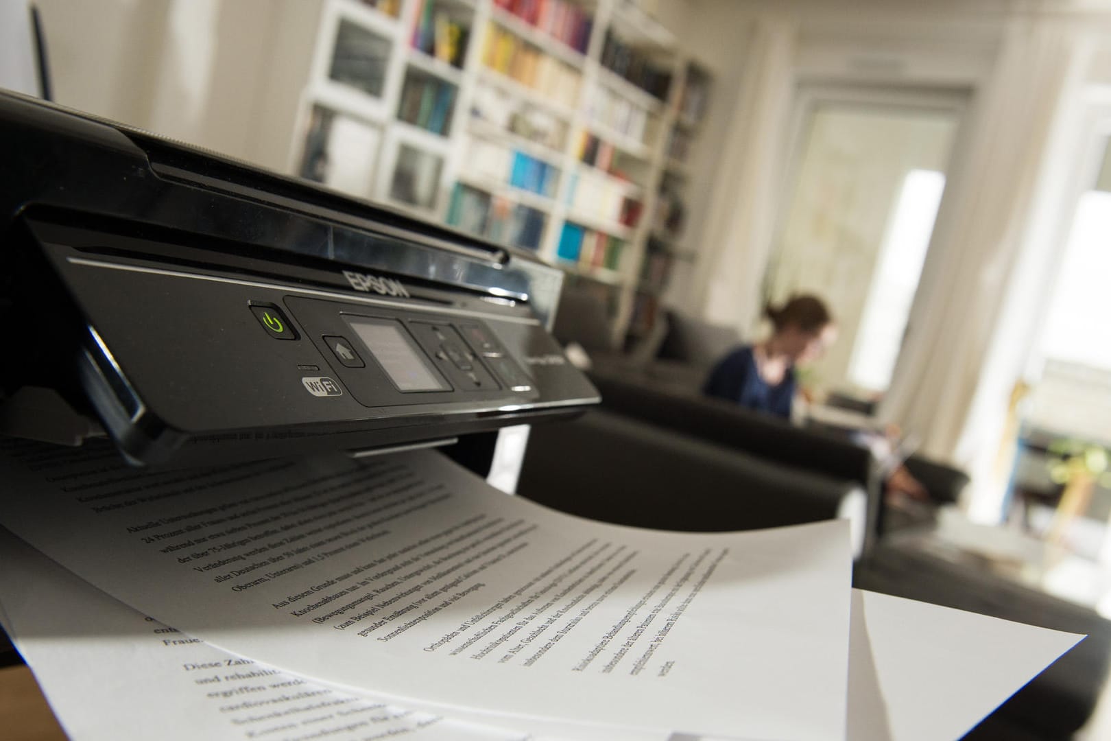 Ein Drucker: Für den schnellen Druck zwischendurch bietet sich der sogenannte Entwurfsmodus an.