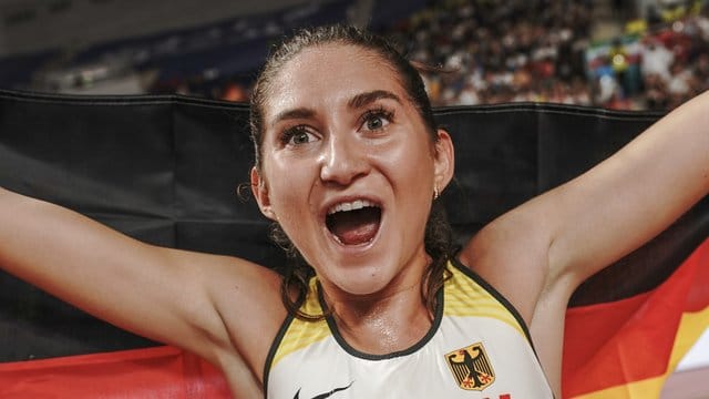 Gesa Krause gewann bei der WM über die 3000 Meter Hindernis die Bronzemedaille.