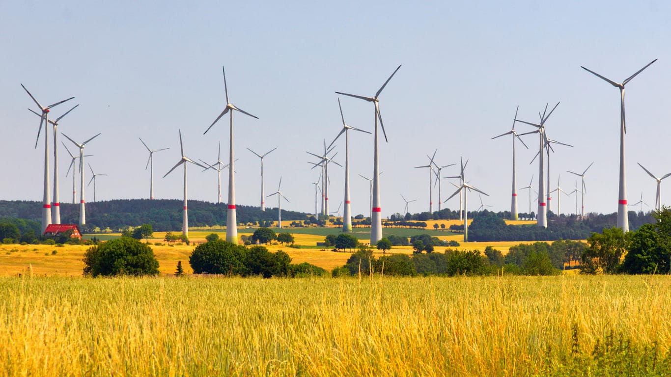 Windräder: Erneuerbare Energien müssen deutlich ausgebaut und wesentlich effizienter in der Nutzung werden.