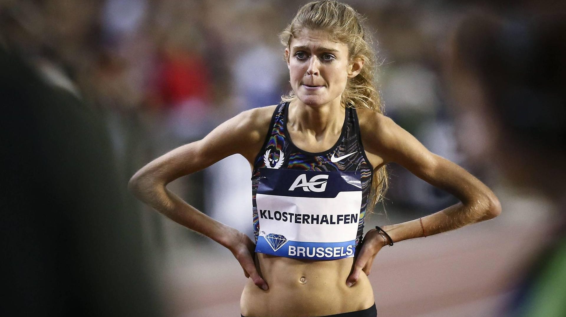 Konstanze Klosterhalfen beim Finale der Diamond League anfang September in Brüssel.