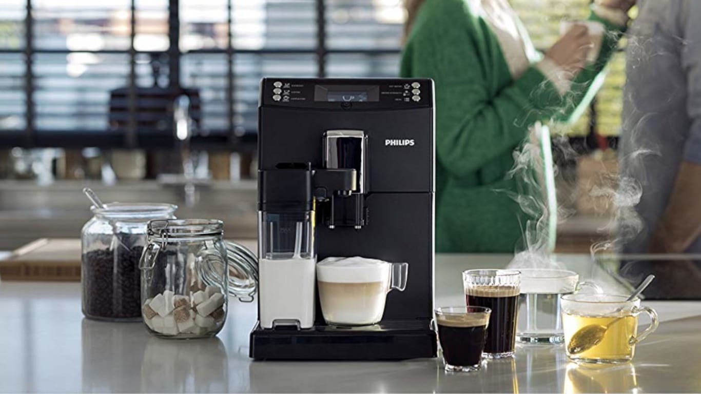 Kaffeevollautomat von Philips: Mit Kaffeevollautomaten wählen Sie flexibel zwischen Pulver- und Bohnenkaffee aus.