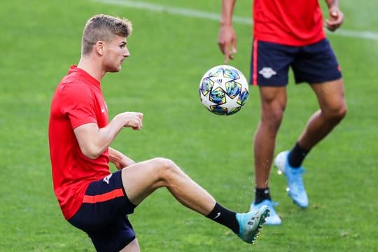 Hofft einen Treffer im Heimspiel gegen Lyon: Leipzigs Stürmer Timo Werner.