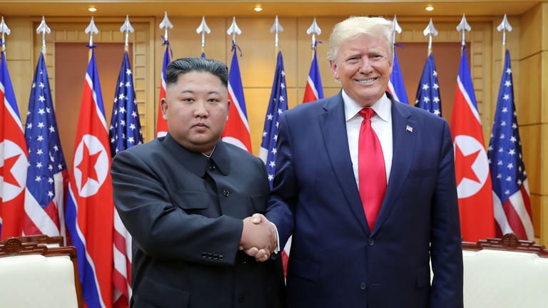 Donald Trump und Kim Jong Un: Atomgespräche beginnen diese Woche.