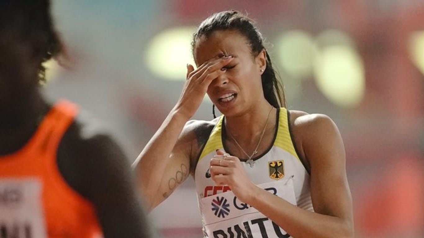 Tatjana Pinto ist nach ihrem Lauf enttäuscht.
