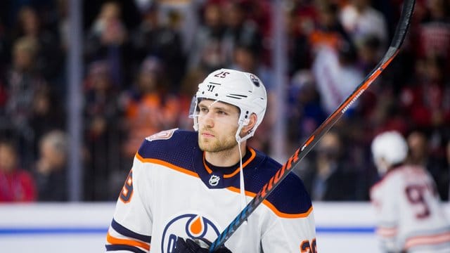 Leon Draisaitl stürmt für die Edmonton Oilers.