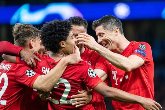 Die Bayern besiegten Tottenham mit 7:2.
