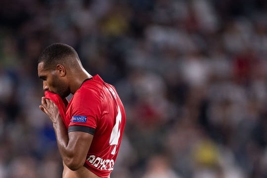 Leverkusens Jonathan Tah nach der 0:3-Niederlage bei Juventus Turin.