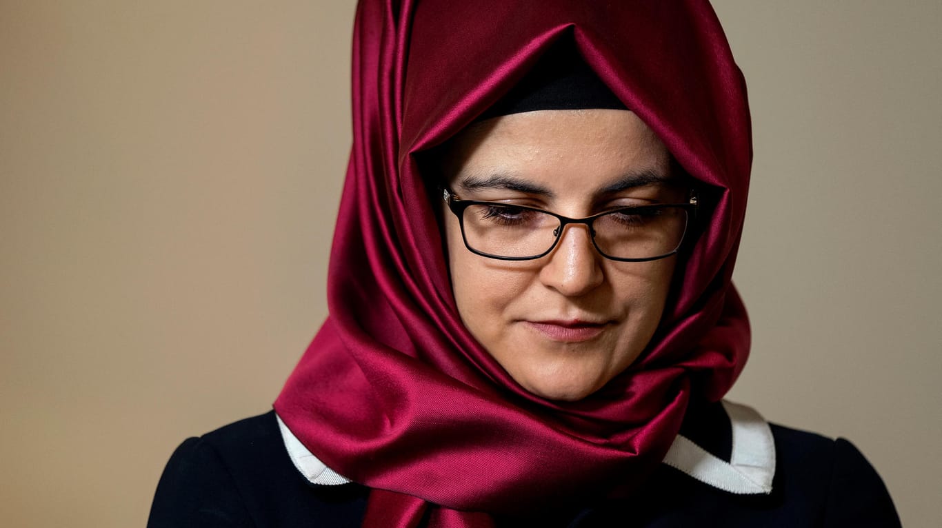 Hatice Cengiz, die Verlobte des ermordeten saudischen Journalisten Jamal Khashoggi.