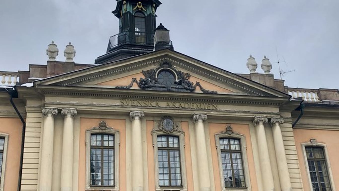 Die Schwedische Akademie in Stockholm.