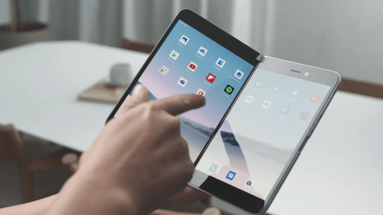 Das Surface Duo: Microsofts neues Smartphone mit Android und zwei Bildschirmen.