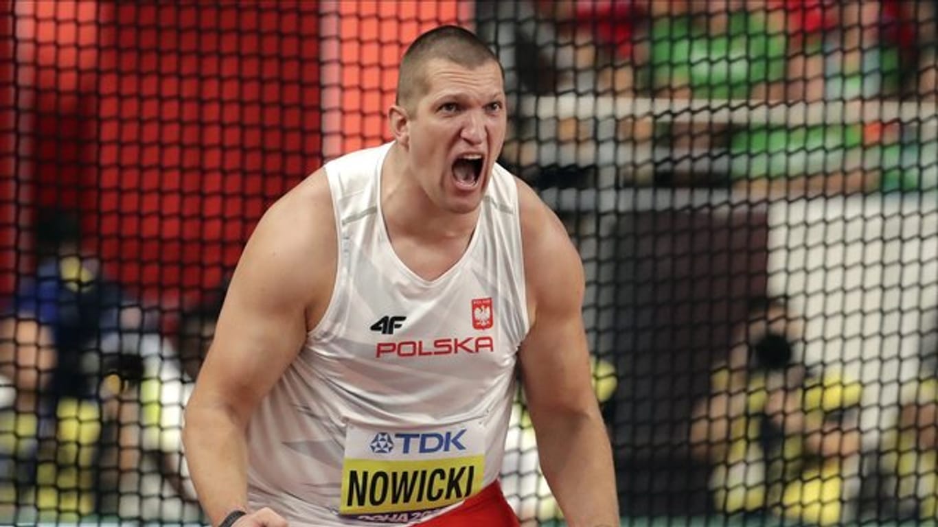 Wojciech Nowicki aus Polen bekam auch noch eine Bronzemedaille.